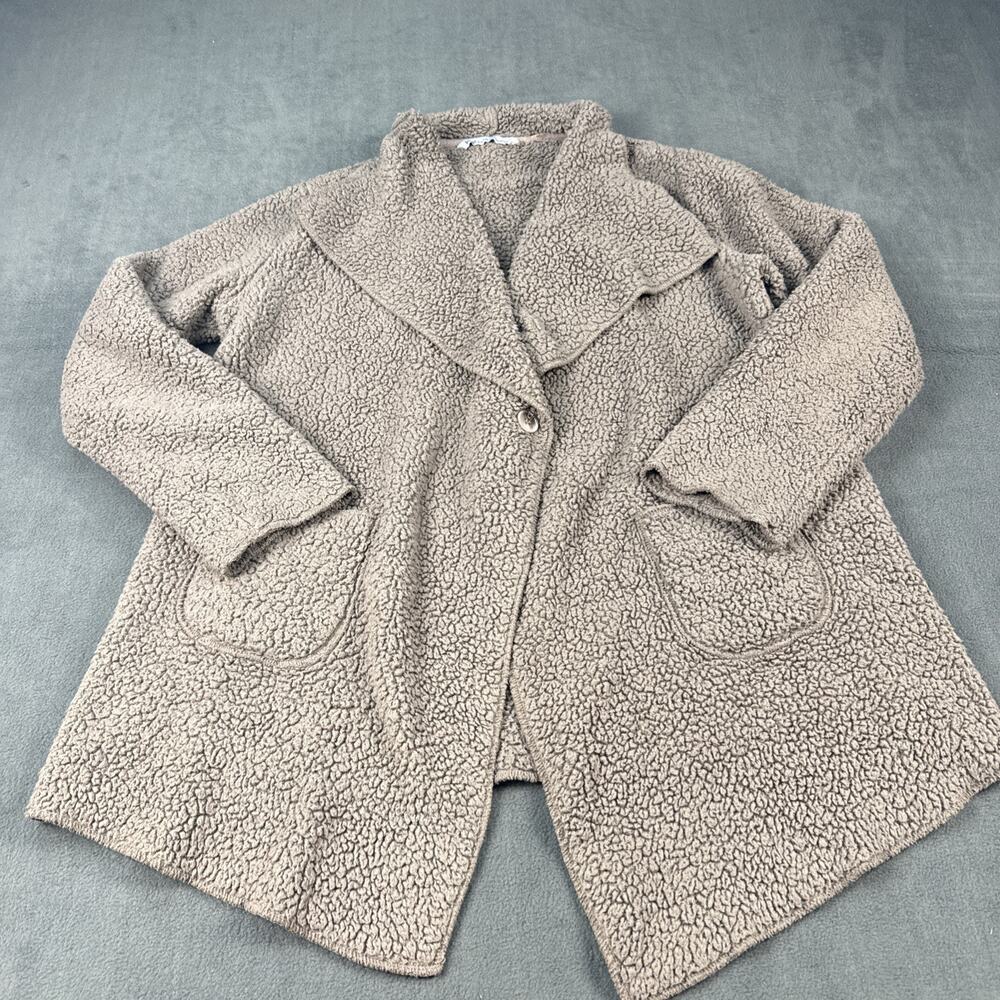 Hugs From Soft Surroundings Hug Me Cardi Brown XLarge